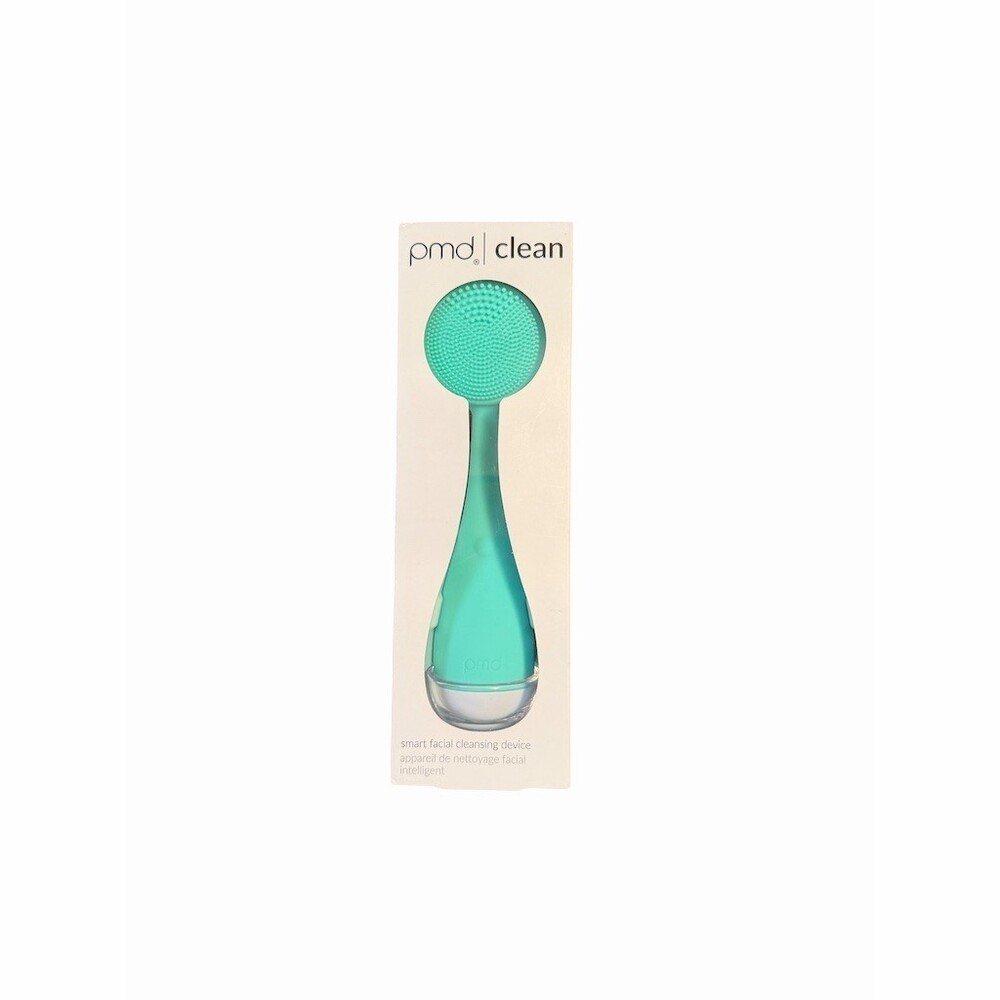PMD Clean Smart Facial Cleansing Device SonicGlow Teal Blue + Stand
